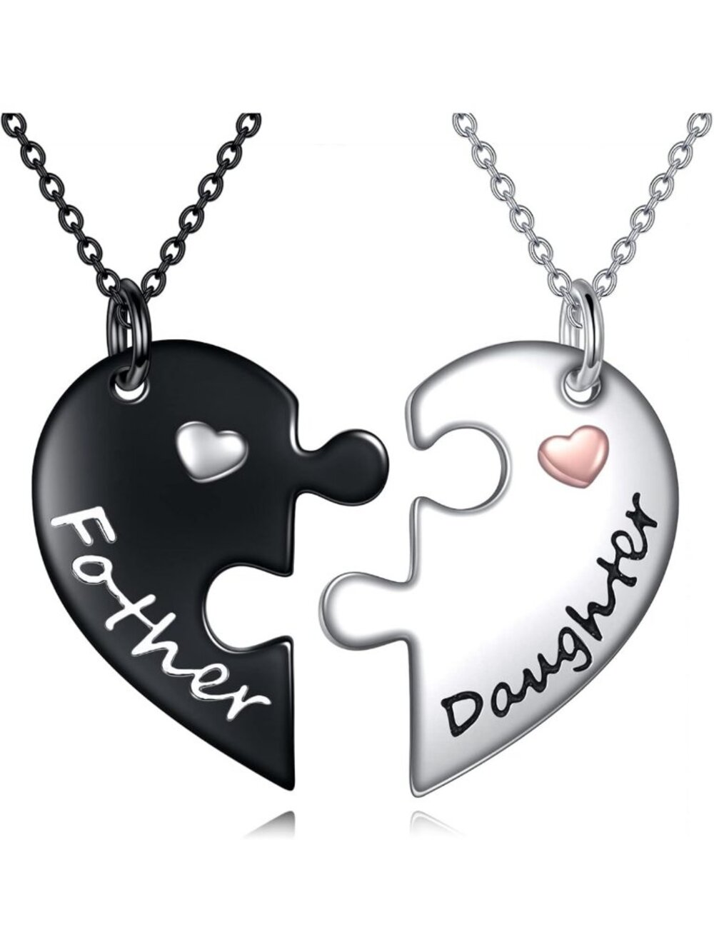 Sterling Silver Mother-Daughter Necklace - Perfect Gift for Moms & Daughters